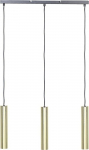 Beliani Lampa wisząca Beliani Lampa wisząca 3-punktowa metalowa mosiężna BROSNA!