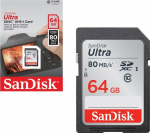Sandisk Karta SanDisk Ultra SDXC 64 GB Class 10 UHS-I/U1 (SDSDUN4-064G-GN6IN)