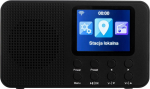 Adler Camry CR 1918 Internet Radio, 2.4&rdquo; Black