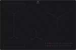 Electrolux EIV83443CT Black Built-in 78 cm Zone induction hob 4 zone(s)