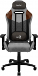 Aerocool DUKE AeroSuede Universal gaming chair Black, Brown, Grey