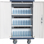 Techly I-CABINET-30DUTY portable device management cart/cabinet White, Blue