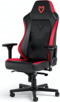 Noblechairs NBL-HRO-PU-MSE fotel do gry Fotel dla gracza Obite siedzisko Czarny, Czerwony