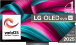 LG OLED evo AI OLED77C51LA teler 195,6 cm (77") 4K Ultra HD Nutiteleri funktsioon WiFi Must