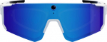 Colmi V06 AI White Sports Sunglasses (with blue lenses)
