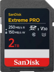 Sandisk Karta SanDisk Extreme PRO SDXC 2 TB Class 10 UHS-I/U3 V30 (SDSDXXD-2T00-GN4IN)