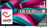 LG OLED evo AI OLED42C51LA teler 106,7 cm (42") 4K Ultra HD Nutiteleri funktsioon WiFi Must