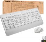Logitech Signature K650 Combo for Business (white, DE layout, plunger, Logi Bolt, Bluetooth, for Windows/macOS/Chrome OS/Linux/iPadOS/Android)