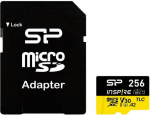 Silicon Power Karta pamięci microSDXC Inspire 256GB UHS-I U3 A2 V30 4K TLC