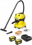 Karcher Odkurzacz Karcher K&auml;rcher WD 4-18 Dual Battery Set V-20/22 AKU odkurzacz do mokrych i suchych zanieczyszczeń