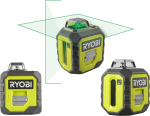 Ryobi Osram Ryobi Laser Krzyżowy Płaszczyznowy Zielony 360 RB360GLL
