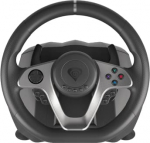 Genesis Seaborg 400 Must, H&otilde;be USB Juhtpult + pedaalid Nintendo Switch, PC, PlayStation 4, Playstation 3, Xbox 360, Xbox One, Xbox One S, Xbox One X
