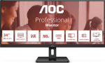 AOC U34E2M PC lamekuvar 86,4 cm (34") 3440 x 1440 pikslit Wide Quad HD Must