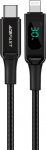 Acefast Kabel USB Acefast USB-C - Lightning 1.2 m Czarny (6974316281030)