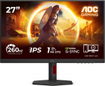 AOC G4 27G4ZR PC lamekuvar 68,6 cm (27") 1920 x 1080 pikslit Full HD LED Must, Punane