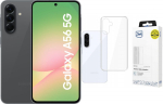 Samsung Smartfon Samsung Galaxy A56 5G 8/256GB Grafitowy (SM-A566BZKCEUE) + Etui Clear Case