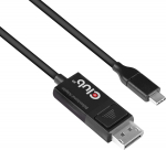 Club 3D Kabel USB Club 3D USB-C - DisplayPort 1.8 m Czarny (CAC-1557)
