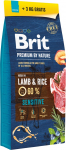 Brit Premium by Nature Sensitive Lamb and rice - dry dog food - 15kg + 3kg