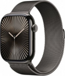 Apple Watch Series 10 GPS + Cellular 46 mm Slate Titanium Case with Slate Milanese Loop - S/M