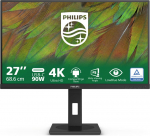 Philips 3000 series 27B1U3900/00 PC lamekuvar 68,6 cm (27") 3840 x 2160 pikslit 4K Ultra HD LCD Must