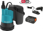 Gardena Juhtmeta sukelpump 14600-20, 2000/2 + aku + laadija 970508901