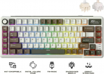 Royal Kludge RK L75 Palm Green Gaming Keyboard Cream switch