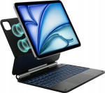 4Kom.pl Etui Typecase Edge z klawiaturą do iPad Pro 11'' 2024/2025 carbon fiber