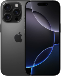 Apple Smartfon Apple iPhone 16 Pro (odnowiony, nieaktywowany) 5G 256GB Czarny (CPO)