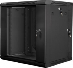 Lanberg Cabinet installation hanging two sections 19 '' 12U 600x600mm black