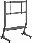 Techly Floor Stand with Shelf for 45-90" LCD/LED/Plasma TV