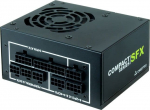 Chieftec CSN-650C toiteallika komponent 650 W 20+4 pin ATX SFX Must