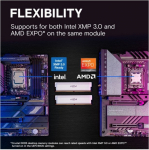 Crucial MEMORY DIMM 64GB DDR5-6400 K2/PRO OC CP2K32G64C40U5W