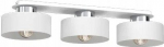 Luminex Marti 9842 listwa plafon lampa sufitowa 3x15W E27 biały/chrom