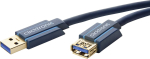 Clicktronic Kabel USB Clicktronic USB-A - 3 m Granatowy (RB70120)