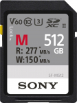 Sony m&auml;lukaart SDXC 512GB M-Series UHS-II C10 U3 V60