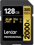 Lexar m&auml;lukaart SDXC 128GB Professional 2000x UHS-II U3 V90