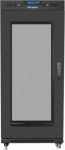 Lanberg Standing installation rack cabinet 19 inches 22U 800X800 black LCD perforated door
