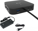 I-Tec C31HDMIDPDOCKPD100 s&uuml;learvuti dokk ja pordireplikaator Juhtmega &uuml;hendatud USB 3.2 Gen 1 (3.1 Gen 1) Type-C Must