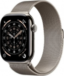 Apple Watch Series 11&nbsp;GPS + Cellular 42mm&nbsp;Natural Titanium Case with Natural Milanese Loop