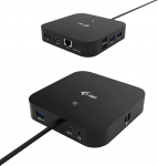I-Tec C31HDMIDPDOCKPD s&uuml;learvuti dokk ja pordireplikaator Juhtmega &uuml;hendatud USB 3.2 Gen 1 (3.1 Gen 1) Type-C Must