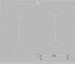 Electrolux EIV63440BS Silver Built-in Zone induction hob 4 zone(s)