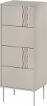 Cama Meble Cama 4S TRESSE chest of drawers 50x40x125 cashmere matt