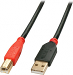 Lindy Kabel USB Lindy USB-A - USB-B 10 m Czarny (42761)