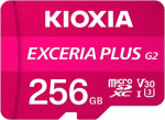 Kioxia Karta Kioxia Exceria Plus G2 MicroSDXC 256 GB Class 10 UHS-I/U3 A1 V30 (LMPL2M256GG2)