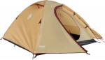 Coleman Darwin 3 Summer Camping Tent 3 Person Beige Dark Red