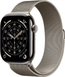 Apple Smartwatch Apple Watch 11 GPS + Cellular 46mm Natural Titanium Milanese Loop M/L Szary (MFD04ZR/A)