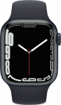 Apple Smartwatch Apple Watch 7 GPS 41mm Czarny (MKMX3WB/A)
