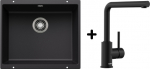Blanco ROTAN 500-U Black + MILA Black Matt