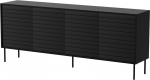 Cama Meble Cama 4D CORTINA chest of drawers 200x40x81 black