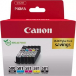 Canon 2078C007 tindikassett 5 tk Originaal Must, Sinine, Ts&uuml;aan, Magenta, Kollane